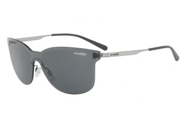 Image of Arnette HUNDO-P2 AN3074 Sunglasses 502/87-39 - Gunmetal Frame, Grey Lenses