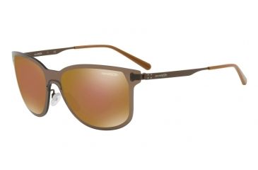 Image of Arnette HUNDO-P2 AN3074 Sunglasses 693/F9-39 - Brown Frame, Brown Mirror Bronze Lenses