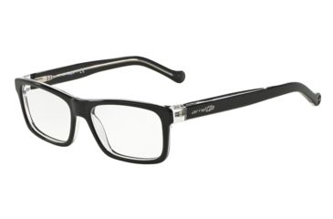 Image of Arnette SCALE AN7085 Progressive Prescription Eyeglasses 1019-51 - Black/Traslucent