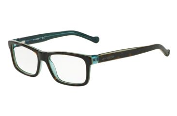 Image of Arnette SCALE AN7085 Progressive Prescription Eyeglasses 1103-49 - Havana/Traslucent Green