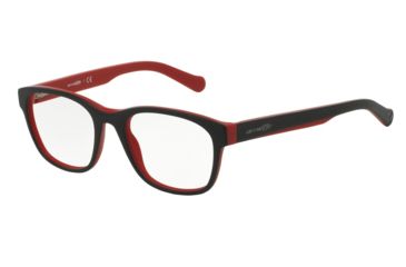 Image of Arnette SELECTOR AN7081 Bifocal Prescription Eyeglasses, 52mm, Matte Black On Red, AN7081-1135-52-BI
