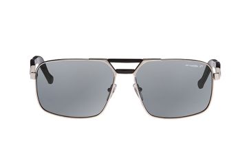 Image of Arnette Smokey Sunglasses, Chrome Frame, Grey Polarized Lens-AN3068-06