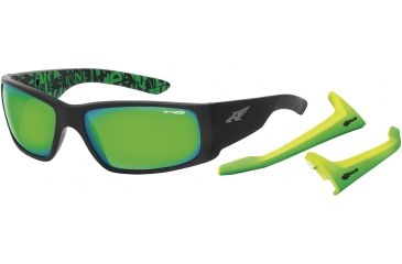 Image of Arnette Unreal Sunglasses, Fuzzy Black AN4187-05