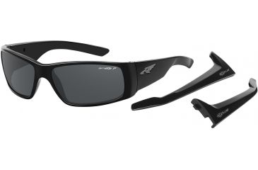 Image of Arnette Unreal Sunglasses, Gloss Black AN4187-01