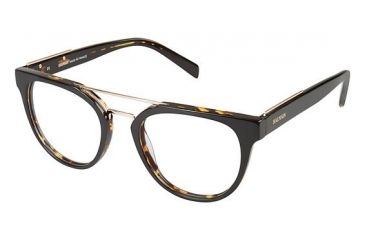 Image of Balmain 3064 Single Vision Prescription Eyeglasses - Frame Black/Tortoise, Size 51/20mm BL306402