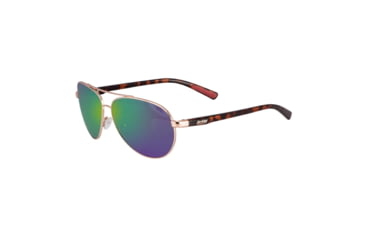 Image of Berkley BER001 Sunglasses, Gold Frame, Green Mirror Copper Base Lens, 1479093