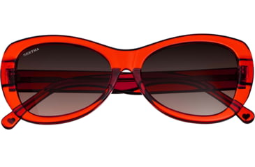 Image of Bertha Celerie Handmade in Italy Sunglass - Womens, Orange, One Size, BRSIT101-1