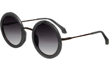 Image of Bertha Quant Handmade in Italy Sunglass - Womens, Black, One Size, BRSIT110-1