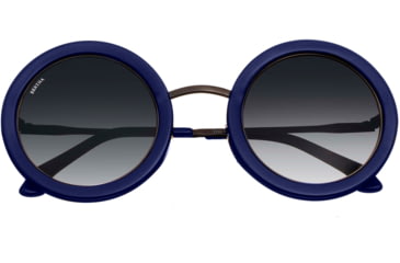 Image of Bertha Quant Handmade in Italy Sunglass - Womens, Navy, One Size, BRSIT110-3