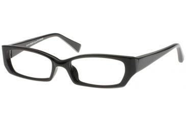Image of Black Forever Bk590 590 Bifocal Shiny Black Frames 