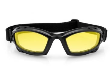 Image of Bobster Bala Goggles, Matte Blk, Anti-fog Yellow, Z87 BBAL001Y