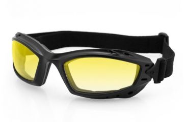 Image of Bobster Bala Goggles, Matte Blk, Anti-fog Yellow, Z87 BBAL001Y
