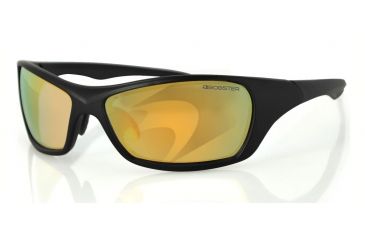 Image of Bobster Bolt Sunglasses, Matte Black Frame, Mirror Anti-fog clear EBOL001C