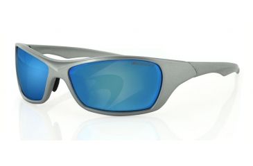 Image of Bobster Bolt Sunglasses, Silver Frame, Blue Mirror Anti-fog smoked EBOL002S