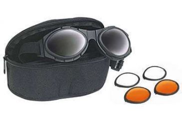 Image of Bobster BugEye II Interchangeable Goggles w/ Black Frame, Foam Seal
