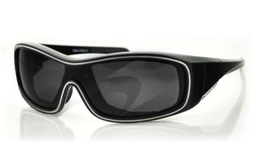 Image of Bobster ZOE Sunglasses - Black Frame, Anti-Fog Smoked Lens BZOE101