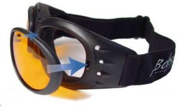 Image of Bobster Cruiser II Goggles Bi Focal RX Prescription Polycarbonate Interchangeable Gasket