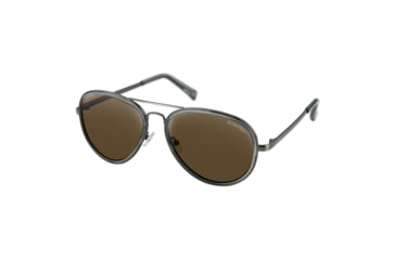 Image of Bobster Bobster Goose Sunglasses, Clear Slate/Gunmetal Frame, Silver Lens, BGSE101HD