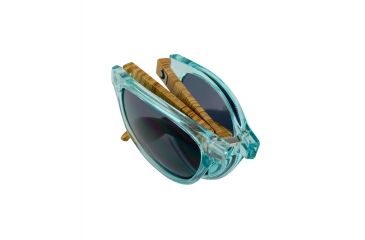 Image of Bobster Hex, Sunglass, Mint &amp; Wood Frame, Anti-fog Smoked Lenses, Mint, One Size Fits Most EHEX003