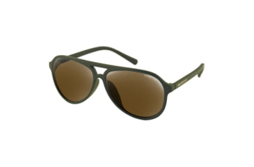Image of Bobster Bobster Maverick Sunglasses, Matte Olive Frame, Brown/Gold Lens, BMAV102HD