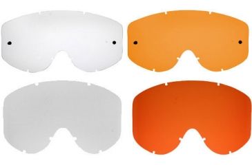 Image of Bobster MX1 Replacement Lens and Tear Off Lens Clear or Orange