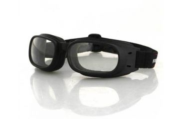 Image of Bobster Piston Goggle, Black Frame, Clear Lenses BPIS01C