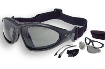 Image of Bobster Road Master Goggles - Sunglasses with Black Frame, Bifocal RX Prescription Lenses