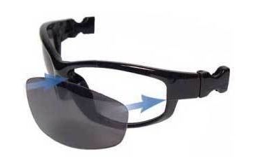 Image of Bobster RoadHog-2 Goggles/Sunglasses Bi-focal RX Prescription Interchangeable Polycarbonate Frame Front