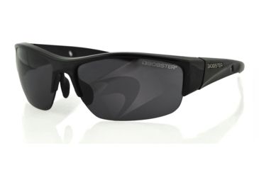 Image of Bobster Ryval Sunglasses, Ryval Sunglass, Shiny Black Frame, Anti-fog Smoked ERYV001AR