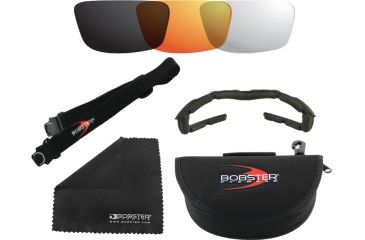 Image of Bobster Trident Convertible Sunglasses Goggles - Polarized Smoked Clear and Amber Lens