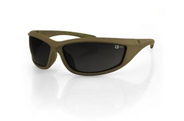 Image of Bobster Zulu Ballistics Eyewear, Coyote Tan Frame, Anti-fog Smoked EZUL001CT