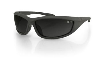 Image of Bobster Zulu Ballistics Eyewear, Foliage Green, Anti-fog Smoked EZUL001G