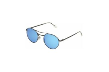 Image of Body Glove BGL 1918 Sunglasses, Shiny Gunmetal Frame, Smoke with Blue Mirror Polarized Lenses 10249088.QTS