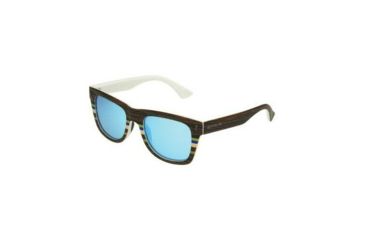 Image of Body Glove BGM 1901 Sunglasses, Matte Wood with Stripe pattern Frame, Green Polarized Lenses 10249102.QTS
