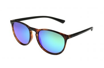 Image of Body Glove Cloudbreak Single Vision Prescription Sunglasses, Dark Brown Demi Frame, 10236219.QTMSV
