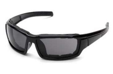 Image of Body Specs Big Mo 3 Bifocal Prescription Sunglasses, Black Shiny Frame, BIG MO-3 BLACK FRAME.13BI