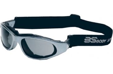 Image of Body Specs BSG-2 Progressive Prescription Sunglasses, Silver Chrome Frame, BSG-2 SILVER FRAME.13PR
