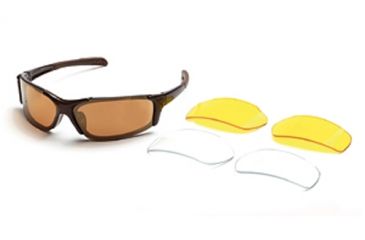Image of Body Specs Moons Sunglasses Metallic Brown