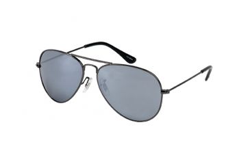 Image of Body Specs Chrome Frame Teardrop Metal Aviator Sunglasses