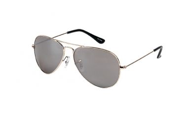 Image of Body Specs Gold Frame Teardrop Metal Aviator Sunglasses