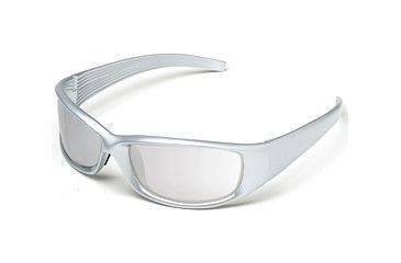 Image of Body Specs V-8 Single Vision Prescription Sunglasses, Crystal Frame, V-8 CRYSTAL FRAME.12SV