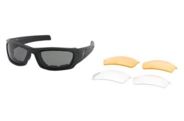 Image of Body Specs Z-002 Progressive Prescription Sunglasses, Black Frame, Z-002 BLACK FRAME.13PR
