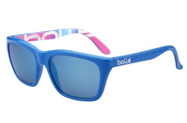 Image of Bolle 527 Sunglasses, Shiny Blue Frame, GB-10 Oleo AR Lens, Polarized, 12049