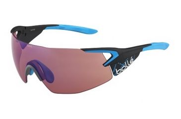 Image of Bolle 5th Element Pro Sunglasses, Matte Carbone/Blue Frame, Rose Blue oleo AF, 12071