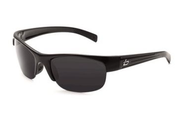 Image of Bolle Aero Sun Glasses, Shiny Black Frame, Polarized TNS Lens, 11354