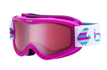 Image of Bolle AMP Ski/Snowboard Goggles,Pink Birds Frame,Vermillon Lens 21102