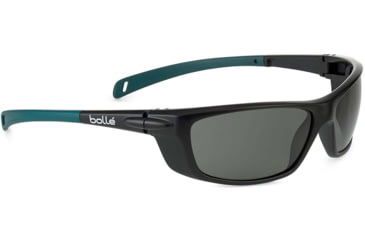 Image of Bolle Baxter Safety Glasses, Black Frame, Polarized Lens, BAXPOLWFS