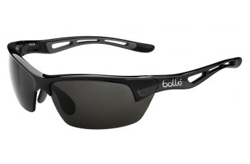 Image of Bolle Bolt S Single Vision Prescription Sunglasses, Shiny Black Frame-11777SV