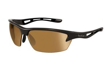 Image of Bolle Bolt Sunglasses, Shiny Black/Black Frame, Photochromic, Modulator V3 Golf oleo AF, 11520FOH