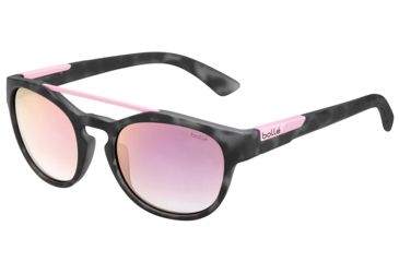 Image of Bolle Boxton Progressive Prescription Sunglasses, Black Tortoise Pink Frame, 12514PR